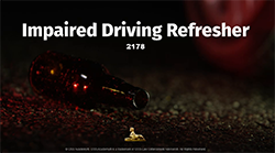 Impaired Driving Refresher #2178 (TCOLE)